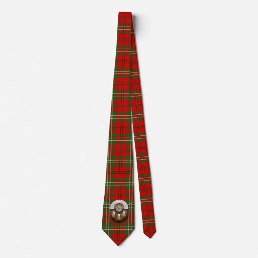 Clan Scott Tartan en Sporran Stropdas (Voorkant)