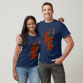 Clan Scott Tartan Map & Crest T-Shirt (Unisex)