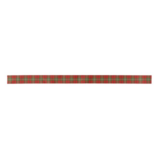 Clan Scott Tartan Satijnen Lint (Voorkant)