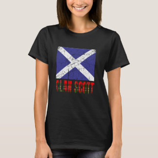 Clan Scott Tartan Schotse familienaam Schotland Pr T-shirt