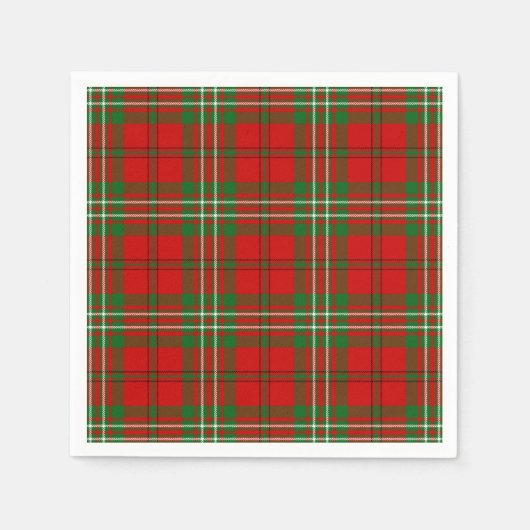 Clan Scott Tartan Servetten (Voorkant)