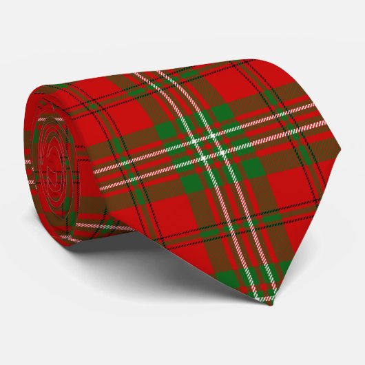 Clan Scott Tartan Stropdas (Opgerold)