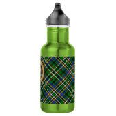 Clan Scott Wapen over groene tartan Waterfles (Rechts)