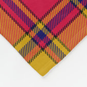 Clan Scrymgeour Tartan Pset Fleece Deken (Hoek)