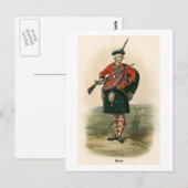 Clan Shaw Briefkaart (Voorkant / Achterkant)
