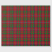 Clan Shaw Schots rood en groen tartan Cadeaupapier (Vlak)