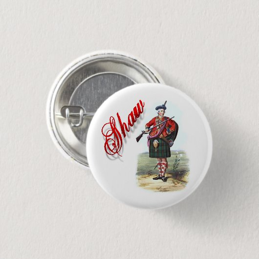 Clan Shaw Scottish Dream Button (Voorkant /achterkant)