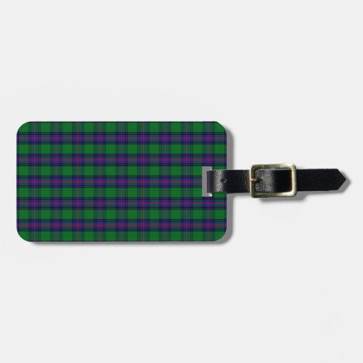 Clan Shaw Tartan Bagagelabel (Voorkant horizontaal)