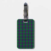 Clan Shaw Tartan Bagagelabel (Achterkant verticaal)