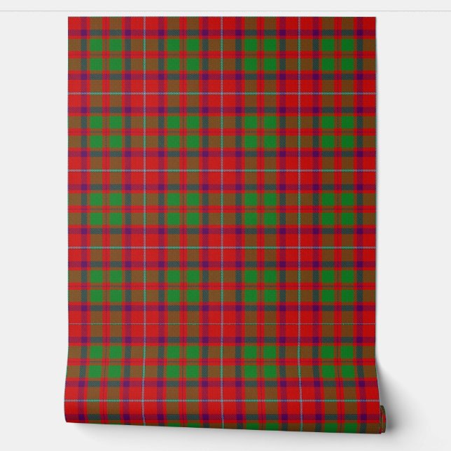 Clan Shaw Tartan Behang (Afrollen)