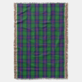 Clan Shaw Tartan Deken (Voorkant Verticaal)