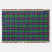 Clan Shaw Tartan Deken (Voorkant)