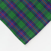 Clan Shaw Tartan Fleece Deken (Hoek)