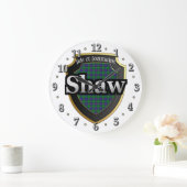 Clan Shaw Tartan Scottish Dream Clock Grote Klok (Huis)