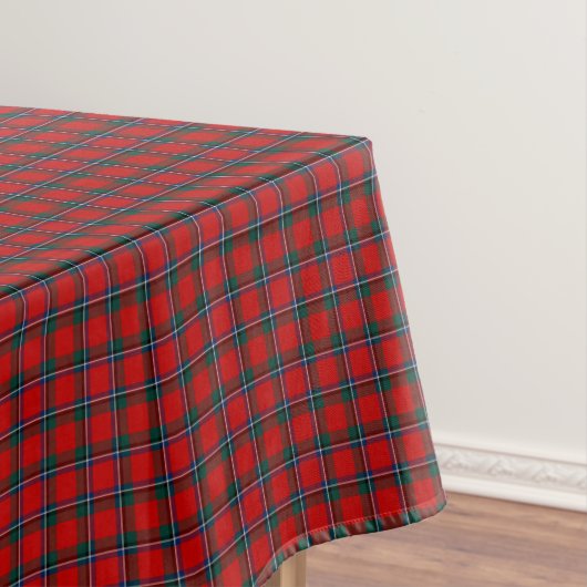 Clan Sinclair Bright Red Schotse Tartan Tafelkleed (Voorbeeld)