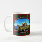 Clan Sinclair Castle Sinclair Girnigoe Tartan Koffiemok (Links)
