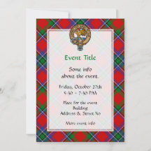 Clan Sinclair Crest boven Tartan