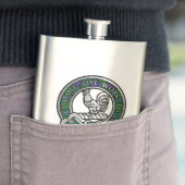 Clan Sinclair Crest & Hunting Tartan Flask Flacon (Voorbeeld)