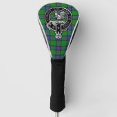 Clan Sinclair Crest & Hunting Tartan Golfheadcover (Voorkant)
