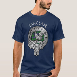 Clan Sinclair Crest & Hunting Tartan T-shirt