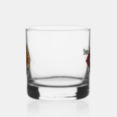 Clan Sinclair Crest over Rode Tartan Whisky Glas (Links)