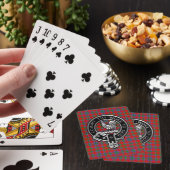 Clan Sinclair Crest & Tartan Bicycle Plays Cards Pokerkaarten (Insitu)