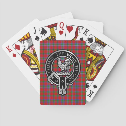 Clan Sinclair Crest & Tartan Bicycle Plays Cards Pokerkaarten (Achterkant)