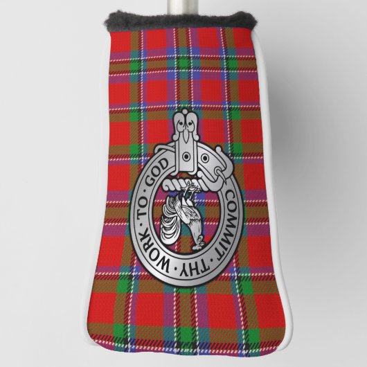 Clan Sinclair Crest & Tartan Golfheadcover (Draai 90)