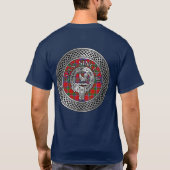 Clan Sinclair Crest & Tartan Knot T-shirt (Achterkant)