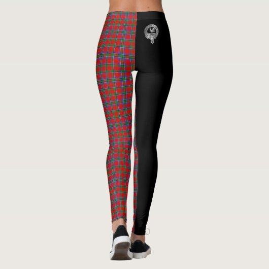 Clan Sinclair Crest & Tartan Leggings (Achterkant)