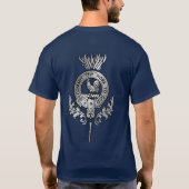 Clan Sinclair Crest Thistle T-shirt (Achterkant)