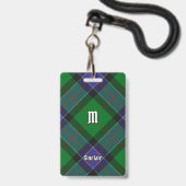 Clan Sinclair Hunting Tartan Badge (Voorzijde met lanyard)