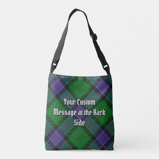 Clan Sinclair Hunting Tartan Crossbody Tas (Achterkant)