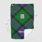 Clan Sinclair Hunting Tartan Golfhanddoek (Insitu)