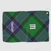 Clan Sinclair Hunting Tartan Golfhanddoek (Horizontaal)