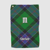 Clan Sinclair Hunting Tartan Golfhanddoek (Voorkant)