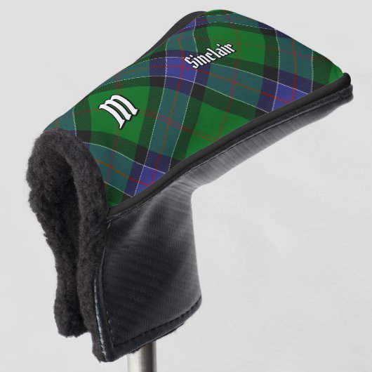 Clan Sinclair Hunting Tartan Golfheadcover (3/4 voorkant)