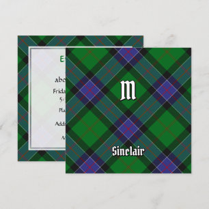 Clan Sinclair Hunting Tartan Kaart