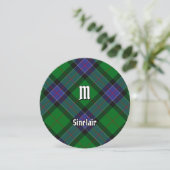 Clan Sinclair Hunting Tartan Kaart (Staand voorkant)