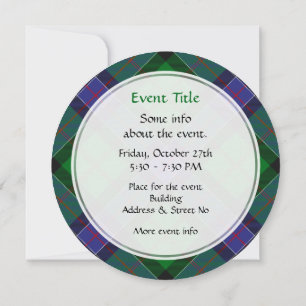 Clan Sinclair Hunting Tartan Kaart