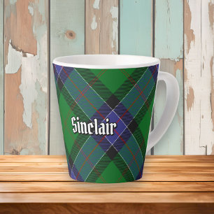 Clan Sinclair Hunting Tartan Latte Mok