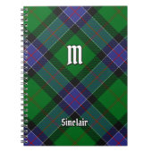 Clan Sinclair Hunting Tartan Notitieboek (Voorkant)