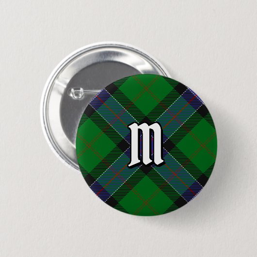 Clan Sinclair Hunting Tartan Ronde Button 5,7 Cm (Voorkant /achterkant)