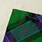 Clan Sinclair Hunting Tartan Strandlaken (In situ)