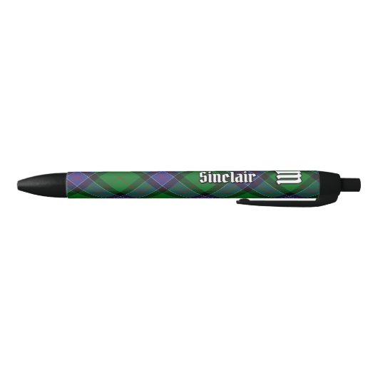 Clan Sinclair Hunting Tartan Zwarte Inkt Pen (Bodem)