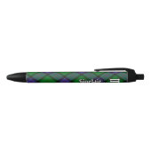 Clan Sinclair Hunting Tartan Zwarte Inkt Pen (Bovenkant)