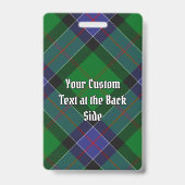 Clan Sinclair Jacht Tartan Badge (Achterkant)