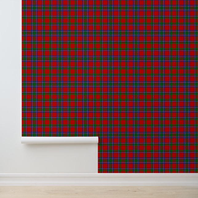 Clan Sinclair Red Tartan Behang (Applicatie)