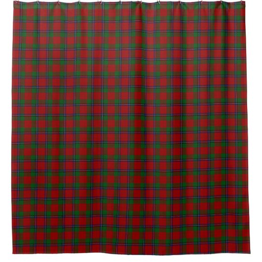 Clan Sinclair Schotse Erfgoed Tartan Douchegordijn (Voorkant)