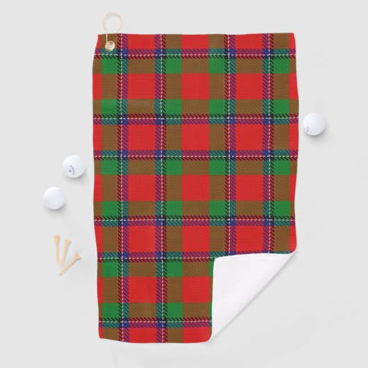Clan Sinclair Scottish Tartan Golfhanddoek (Insitu)